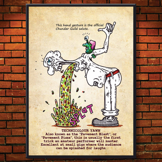 Technicolour Yawn Art Print