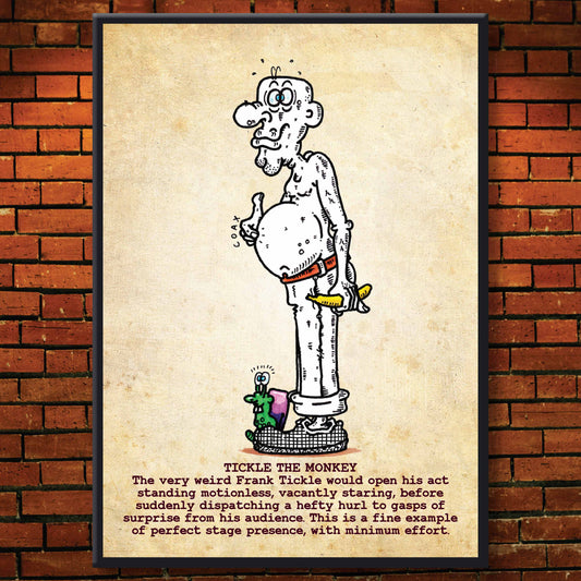 Tickle The Monkey Art Print