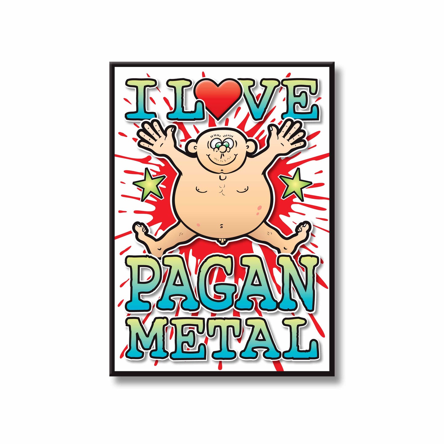 Pagan Metal Art Print / Love Music Poster / Wall Décor / Rock Guru