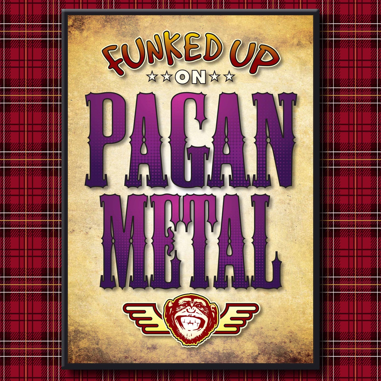 Pagan Metal Art Print / Poster / Birthday Card / Greetings Card