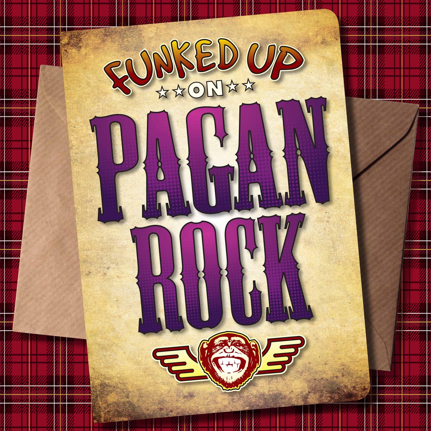 Pagan Rock Art Print / Poster / Birthday Card / Greetings Card