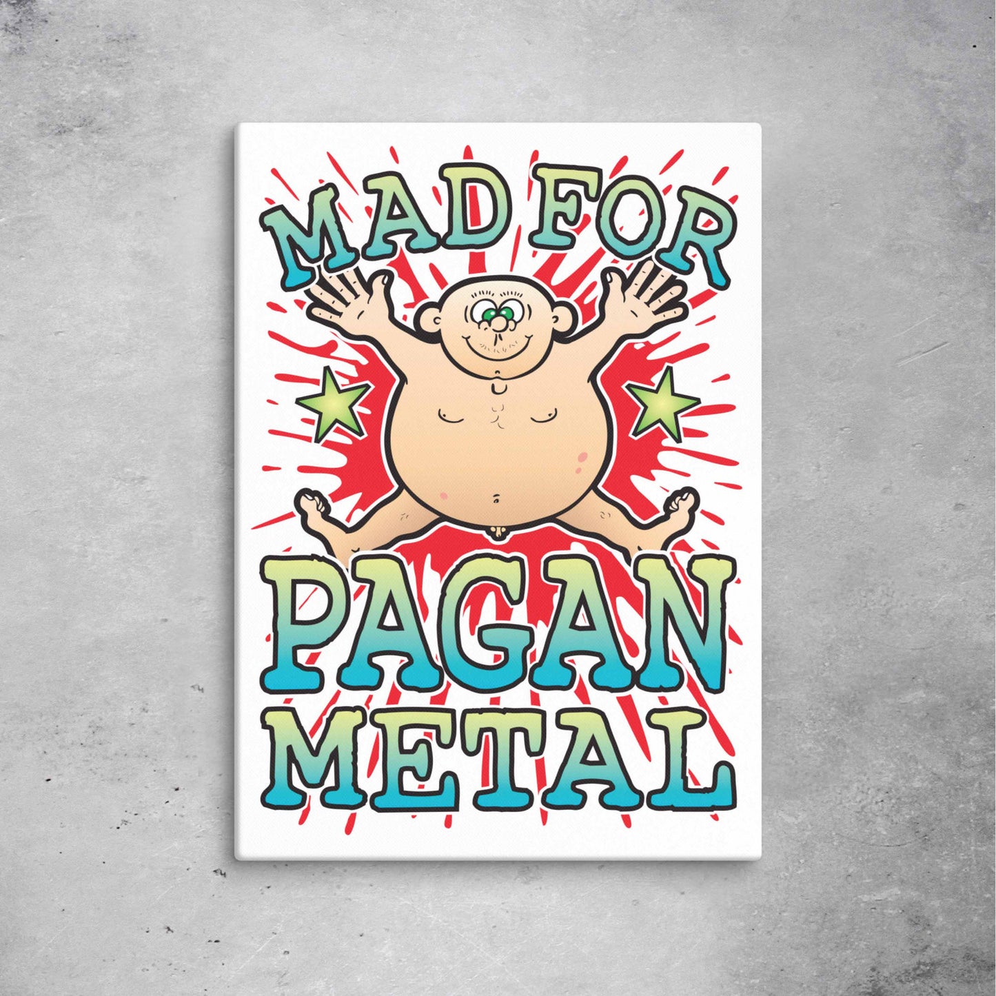 Pagan Metal Canvas Print 51x71cm