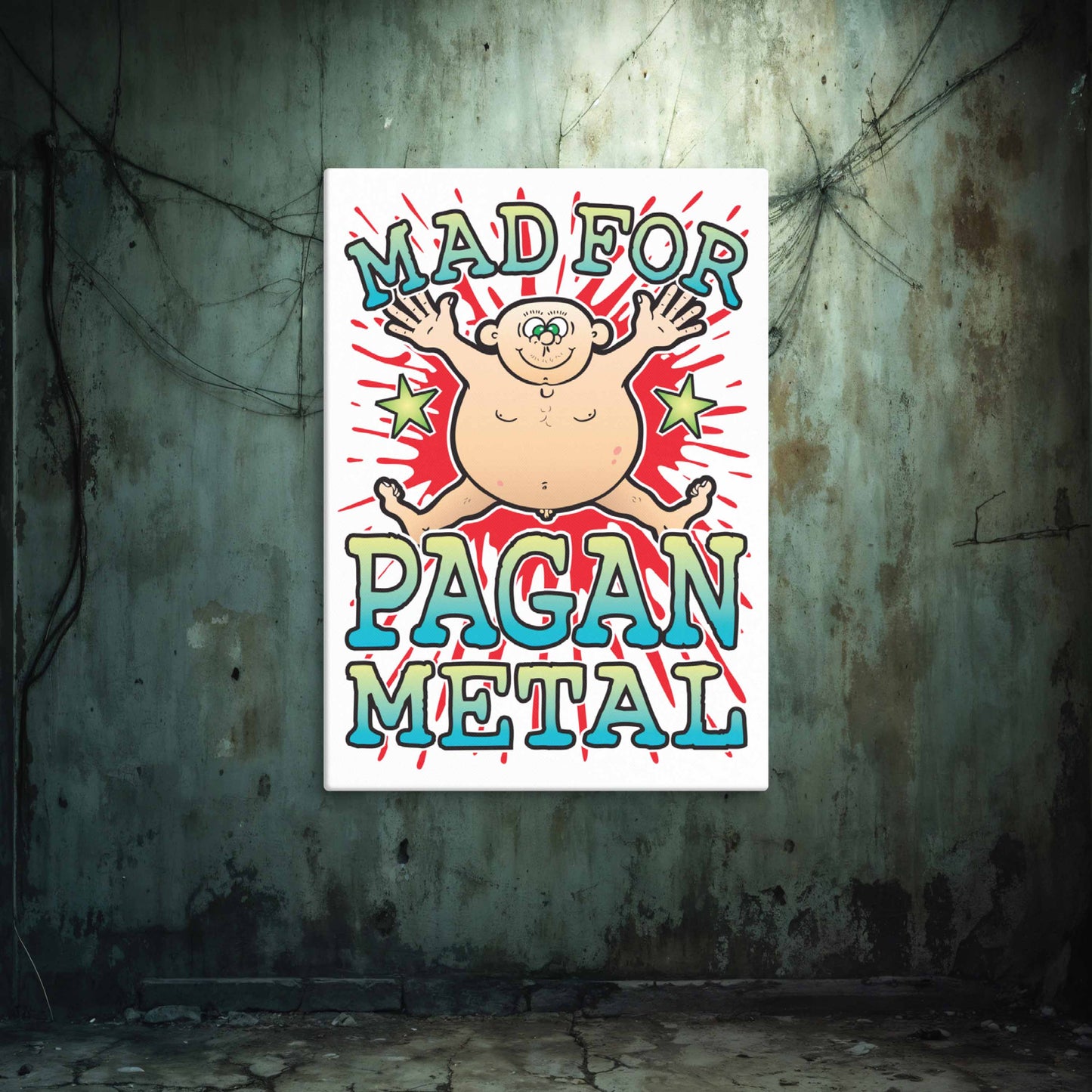 Pagan Metal Canvas Print 51x71cm