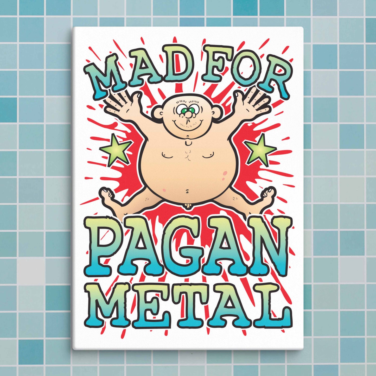 Pagan Metal Canvas Print 30x40cm