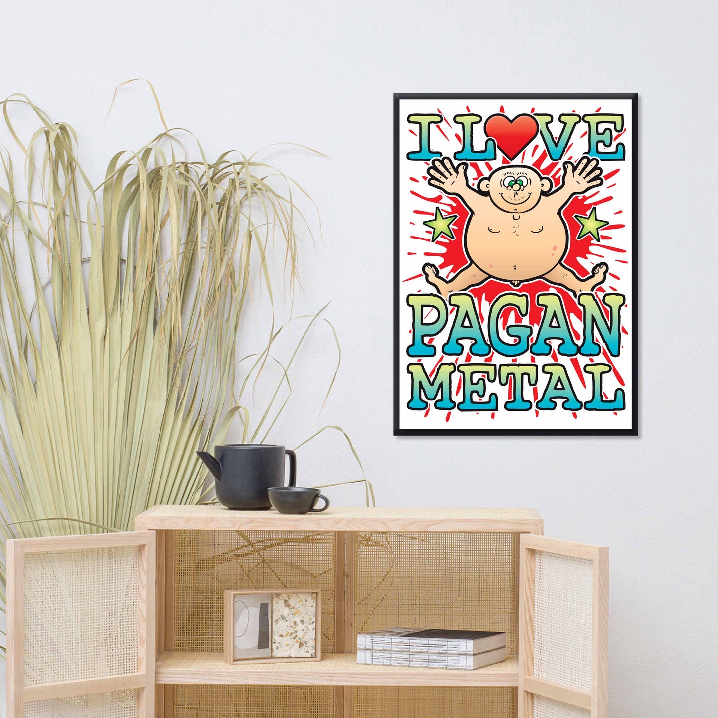 Pagan Metal 50x70cm Wall Art / Love Music Poster