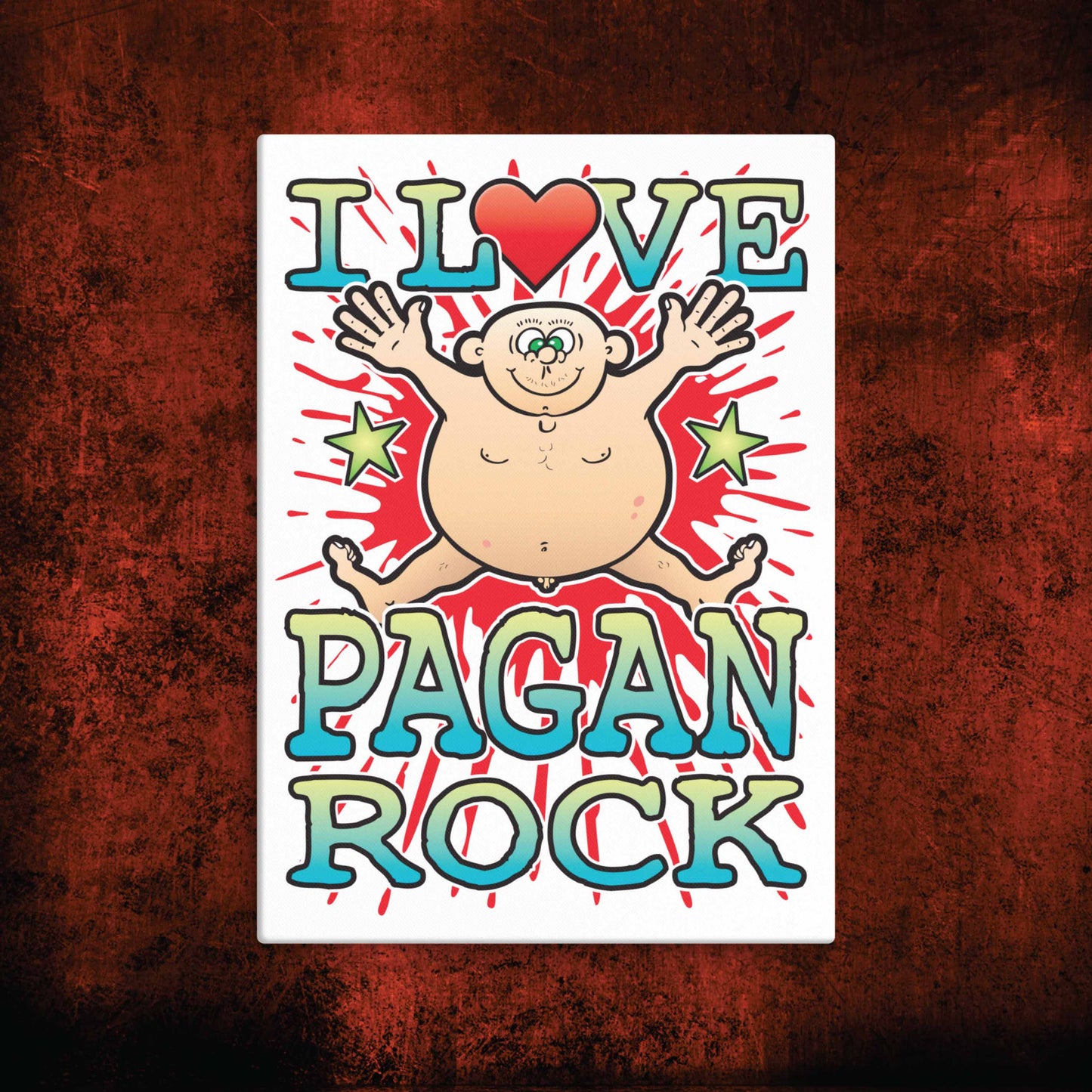 Pagan Rock Canvas Print 30x40cm