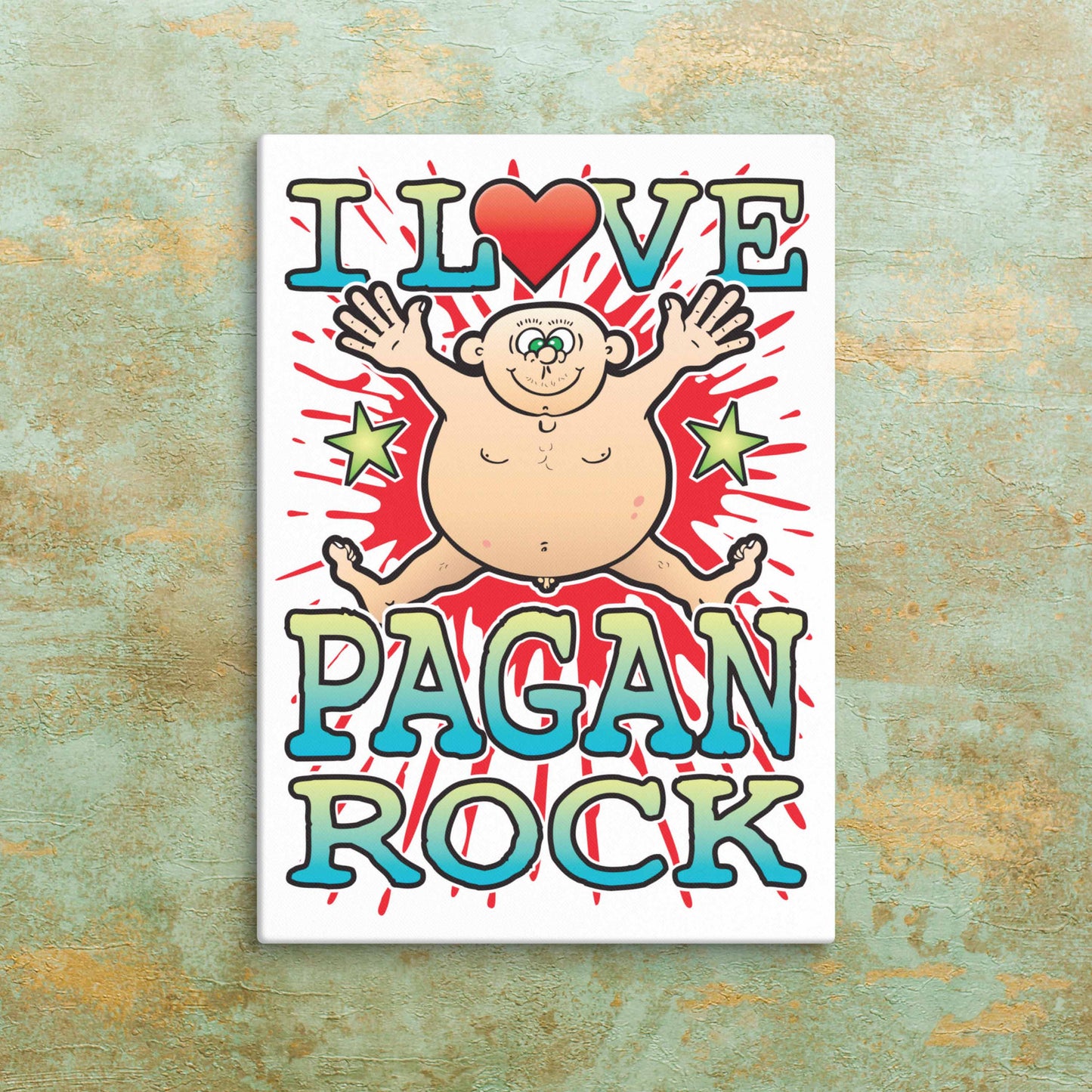 Pagan Rock Canvas Print 30x40cm