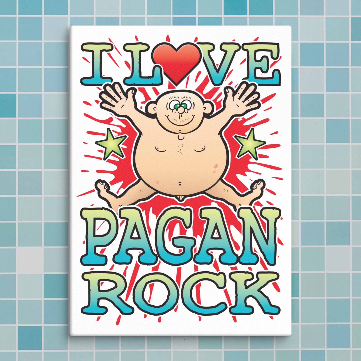 Pagan Rock Canvas Print 30x40cm