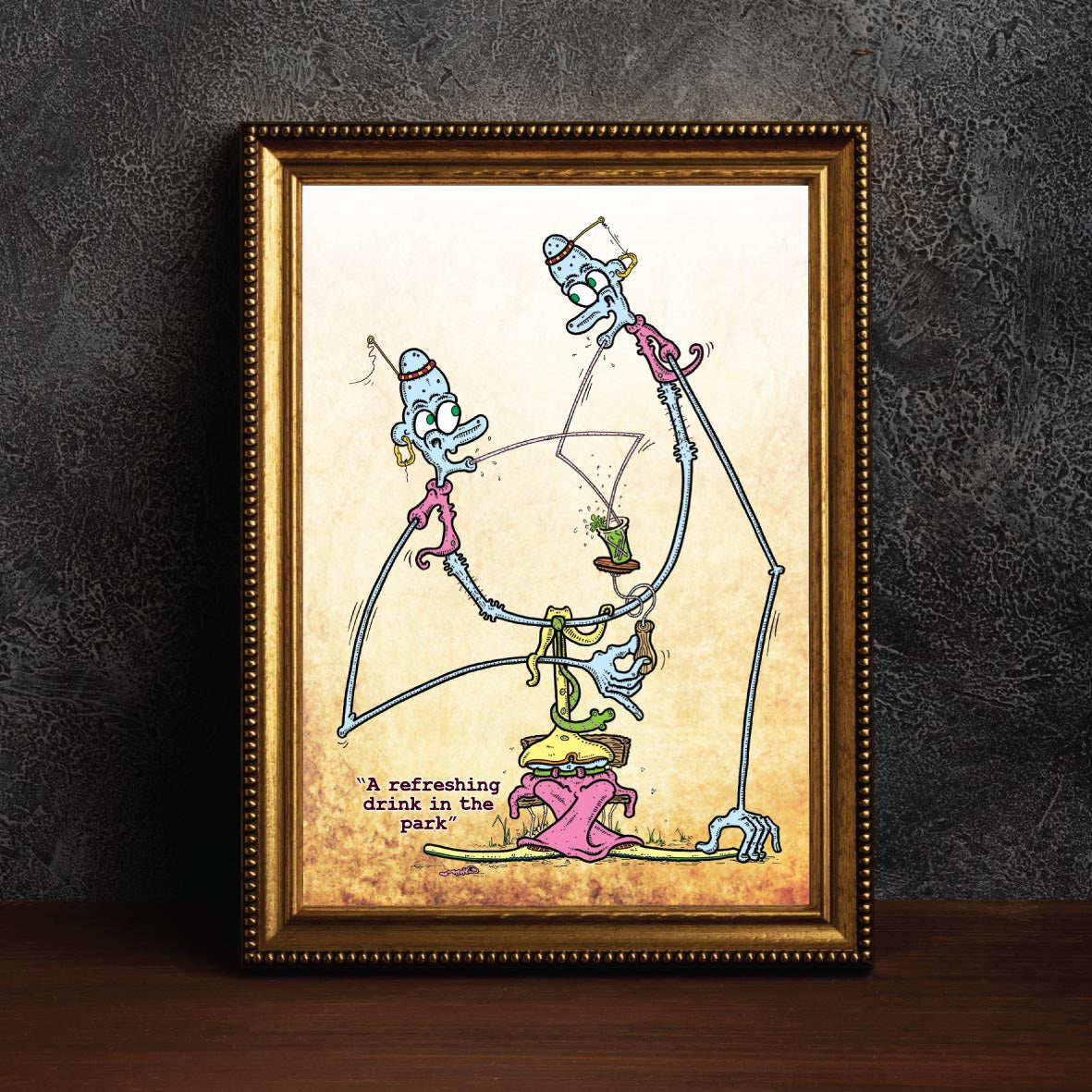 Park Drink Art Print