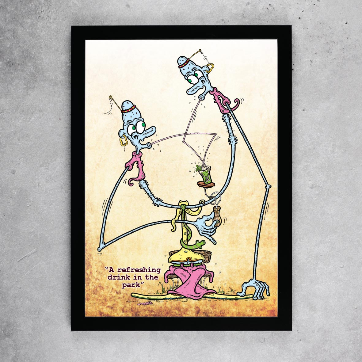 Park Drink Art Print