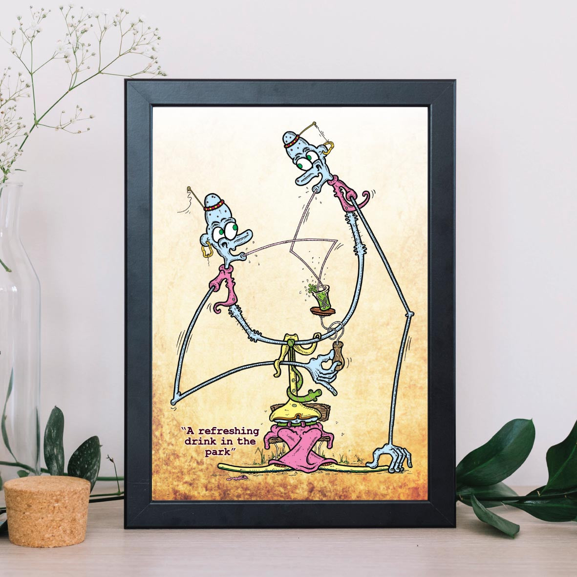Park Drink Art Print