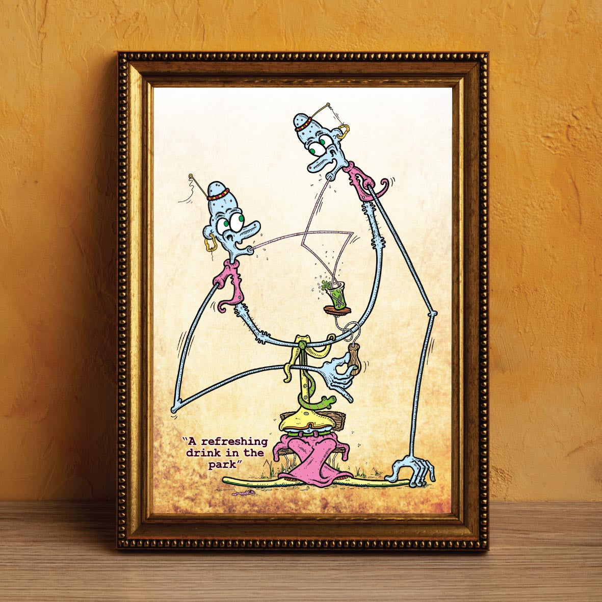 Park Drink Art Print