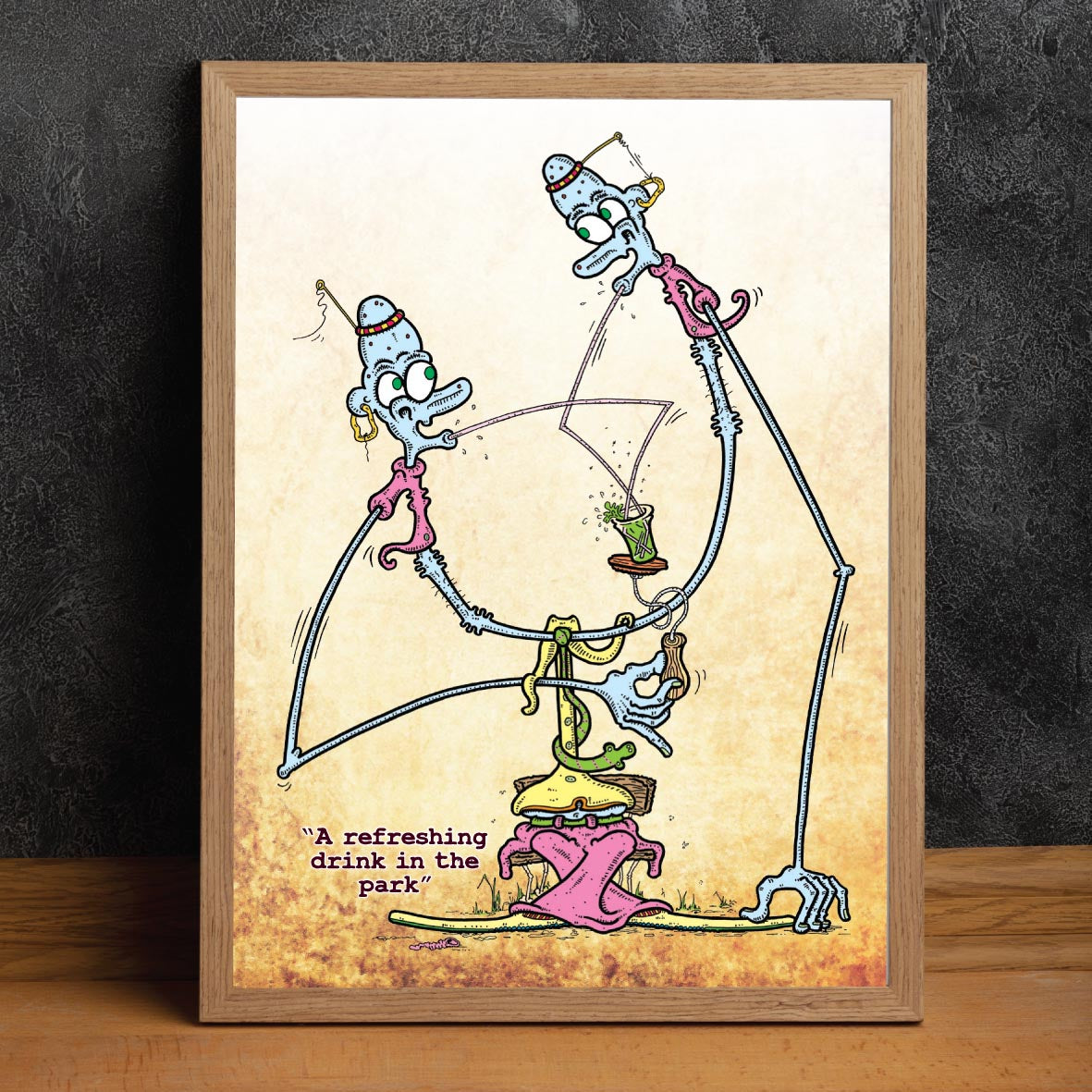 Park Drink Art Print