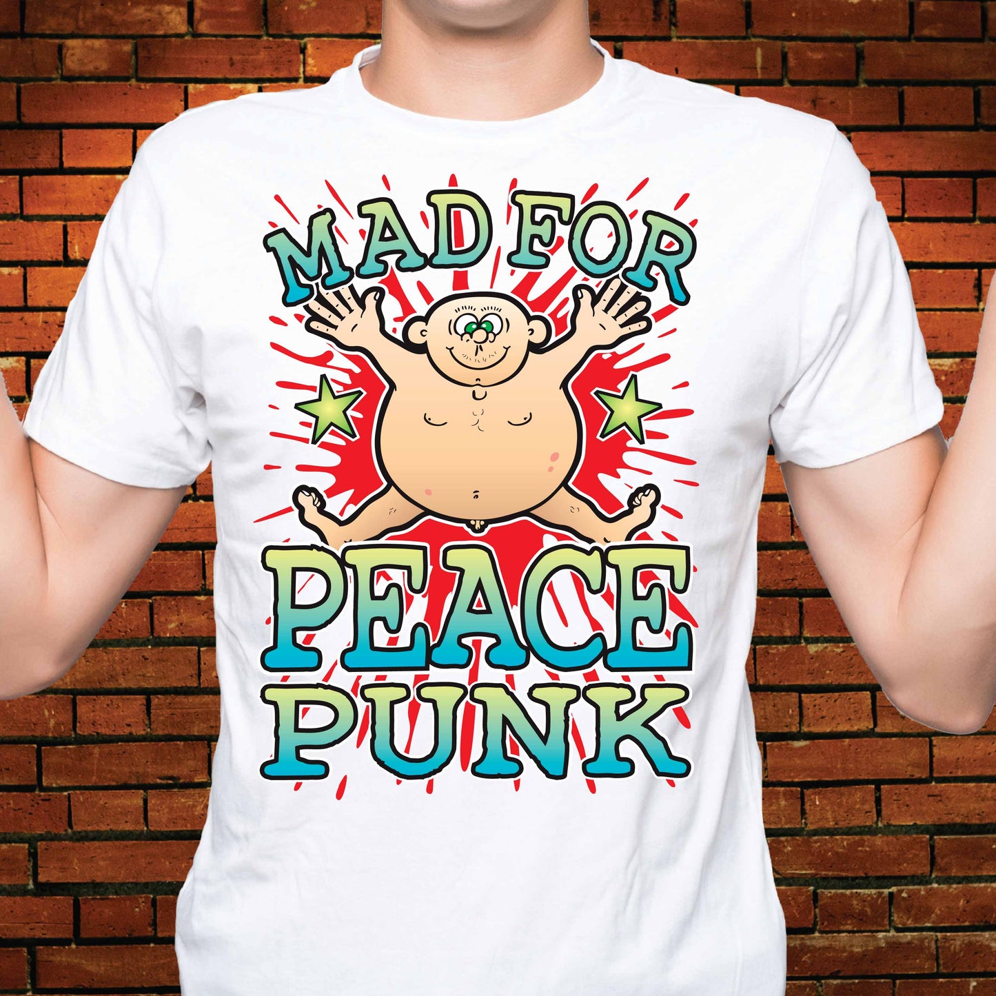 Peace Punk Cotton T-Shirt