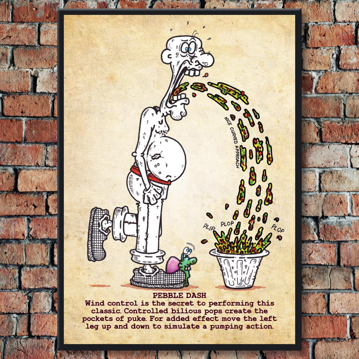 Pebble Dash Art Print