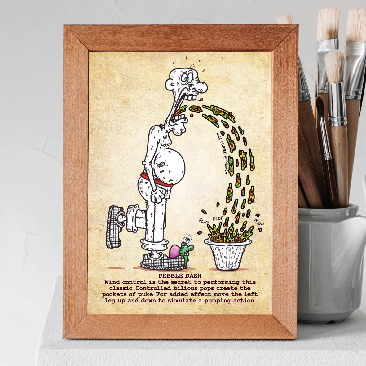 Pebble Dash Art Print