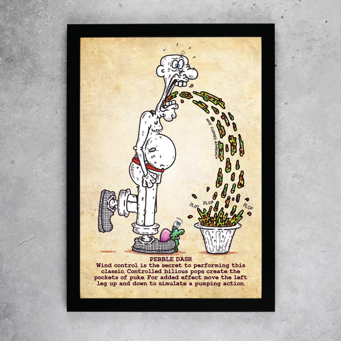 Pebble Dash Art Print