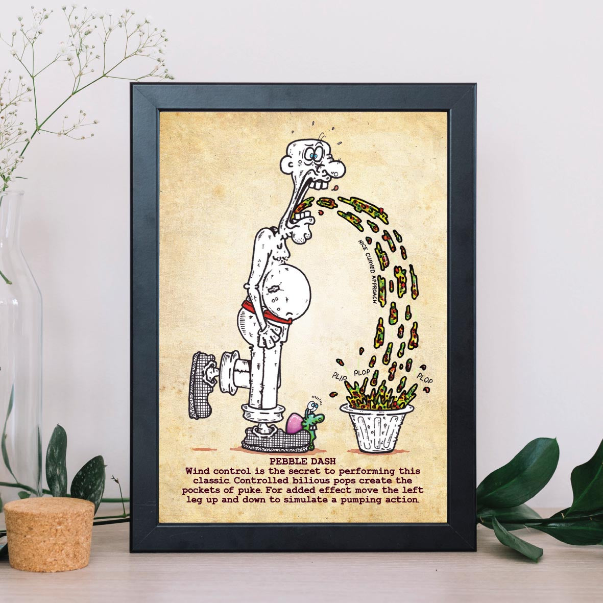 Pebble Dash Art Print