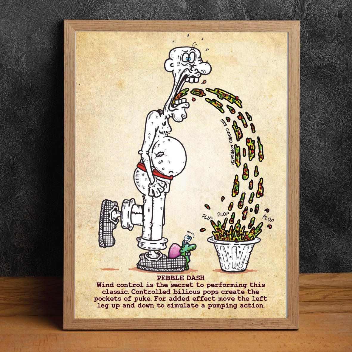 Pebble Dash Art Print