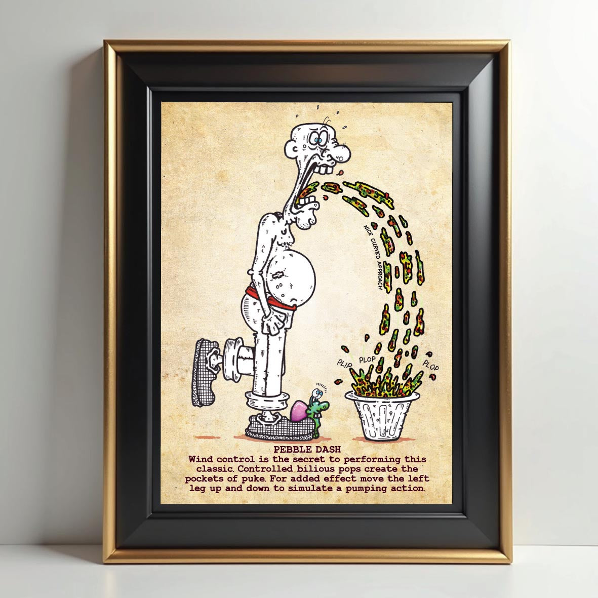 Pebble Dash Art Print