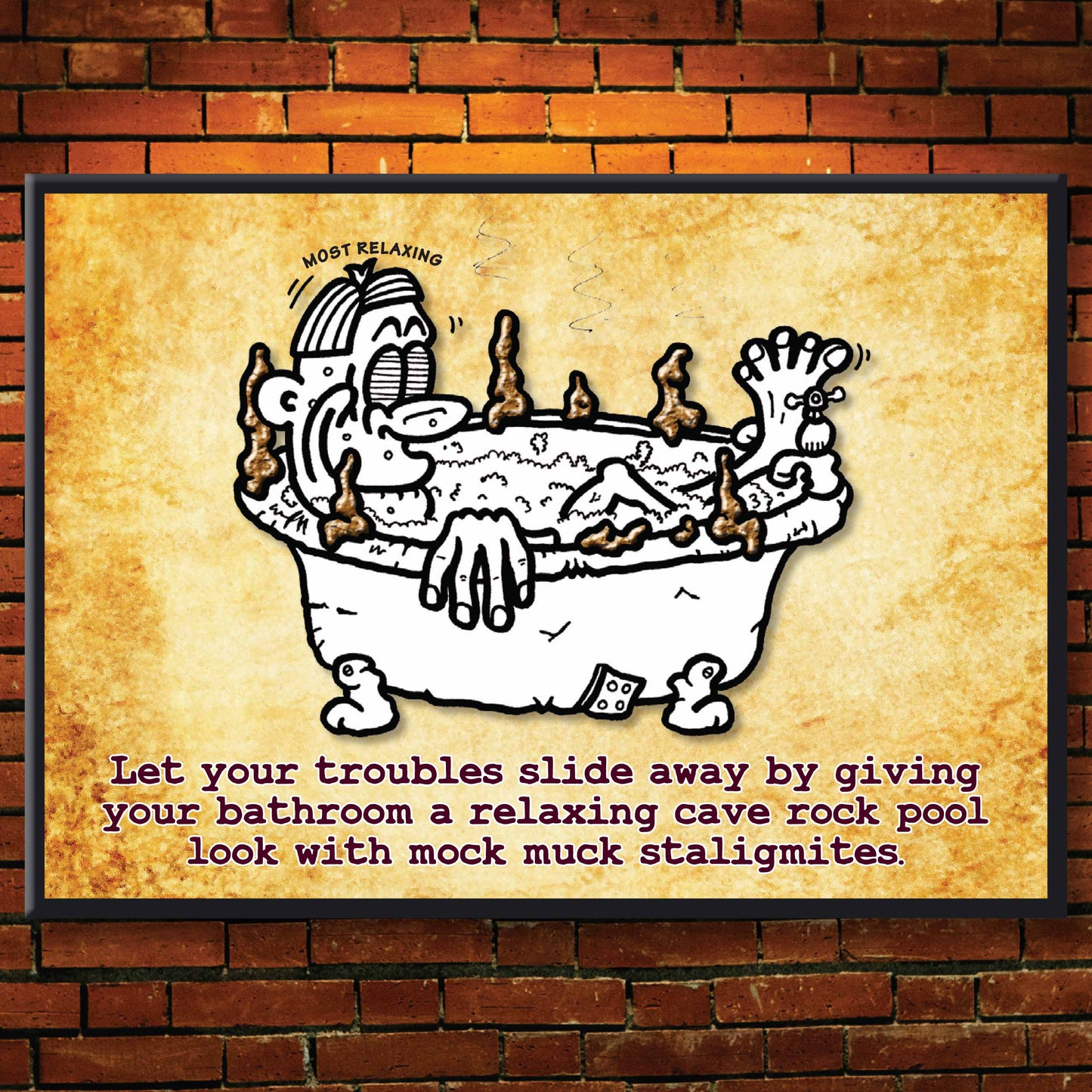 Bathing Bliss - Dog Poo Art Print