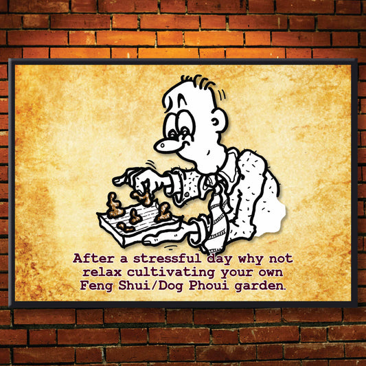 Feng Shui - Dog Poo Art Print