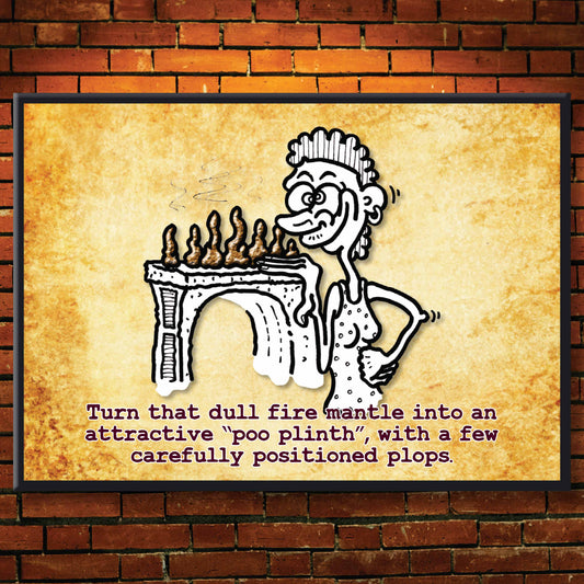 Fire Mantle Tat - Dog Poo Art Print