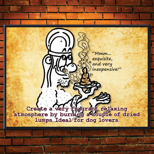 Fragrant Incense - Dog Poo Art Print