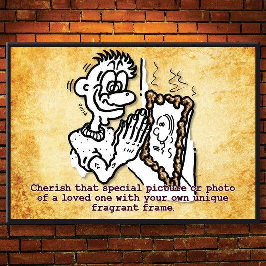 Ploppy Picture Frame - Dog Poo Art Print