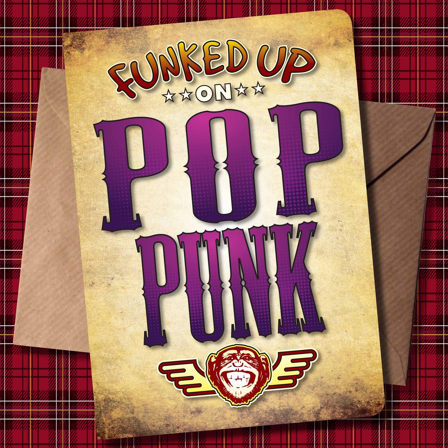 Pop Punk Art Print / Poster / Birthday Card / Greetings Card
