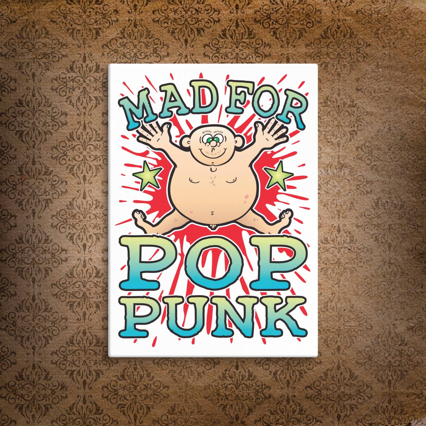 Pop Punk Canvas Print 30x40cm