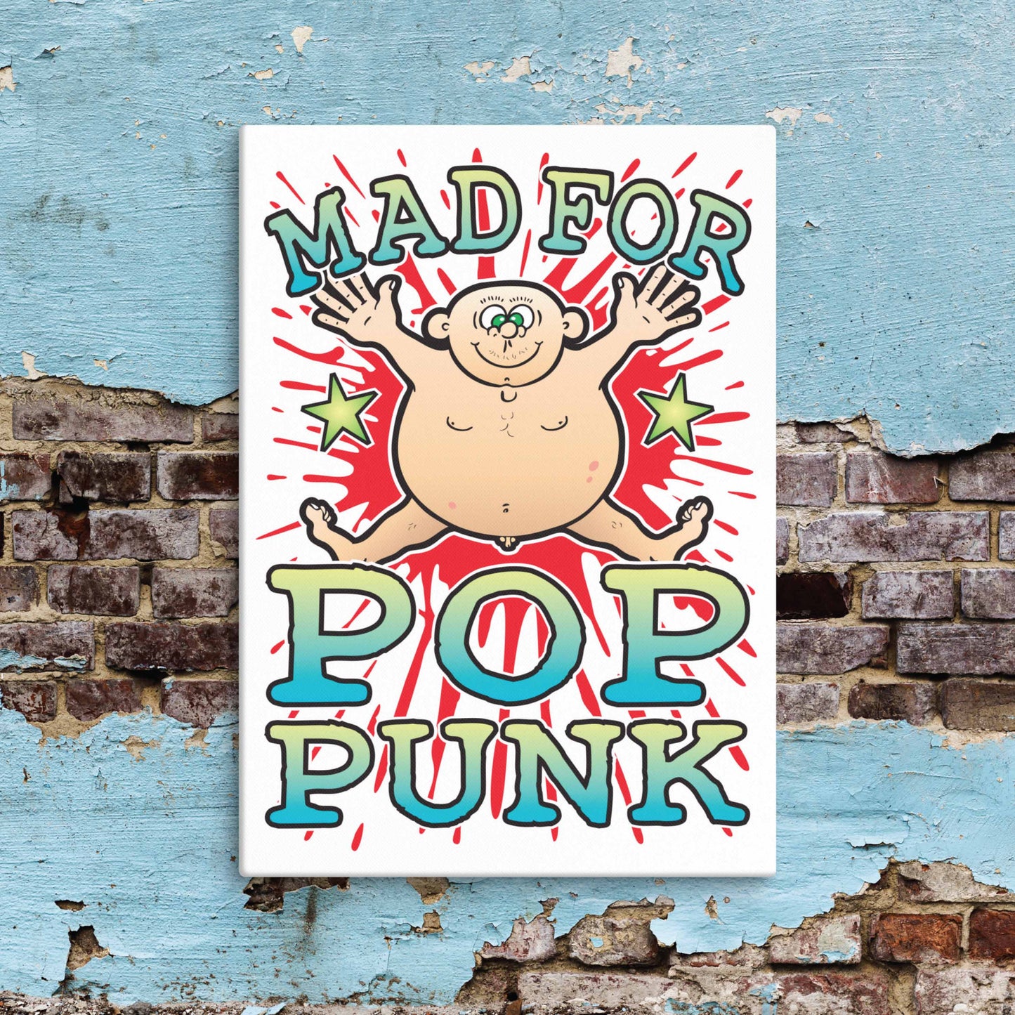 Pop Punk Canvas Print 30x40cm