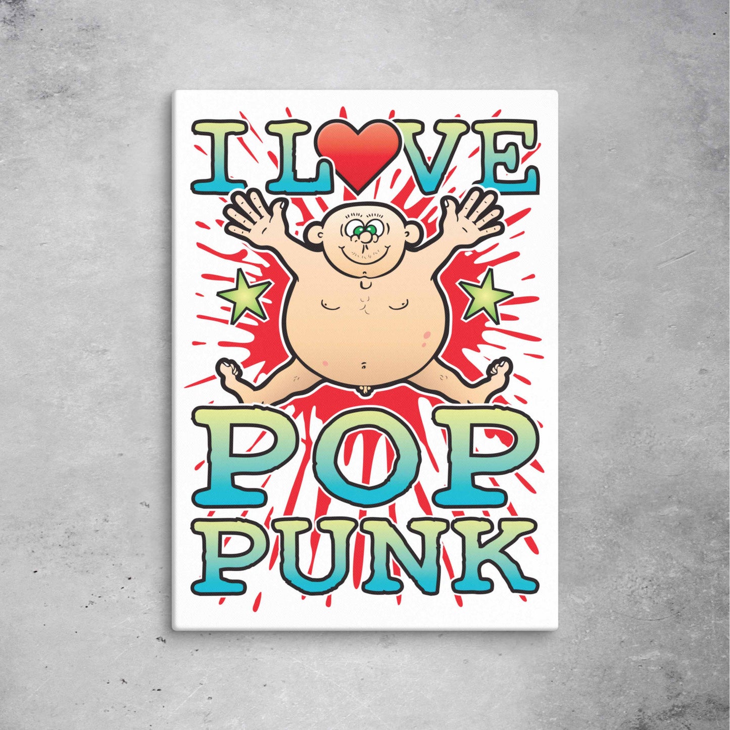 Pop Punk 51x71cm Canvas Print