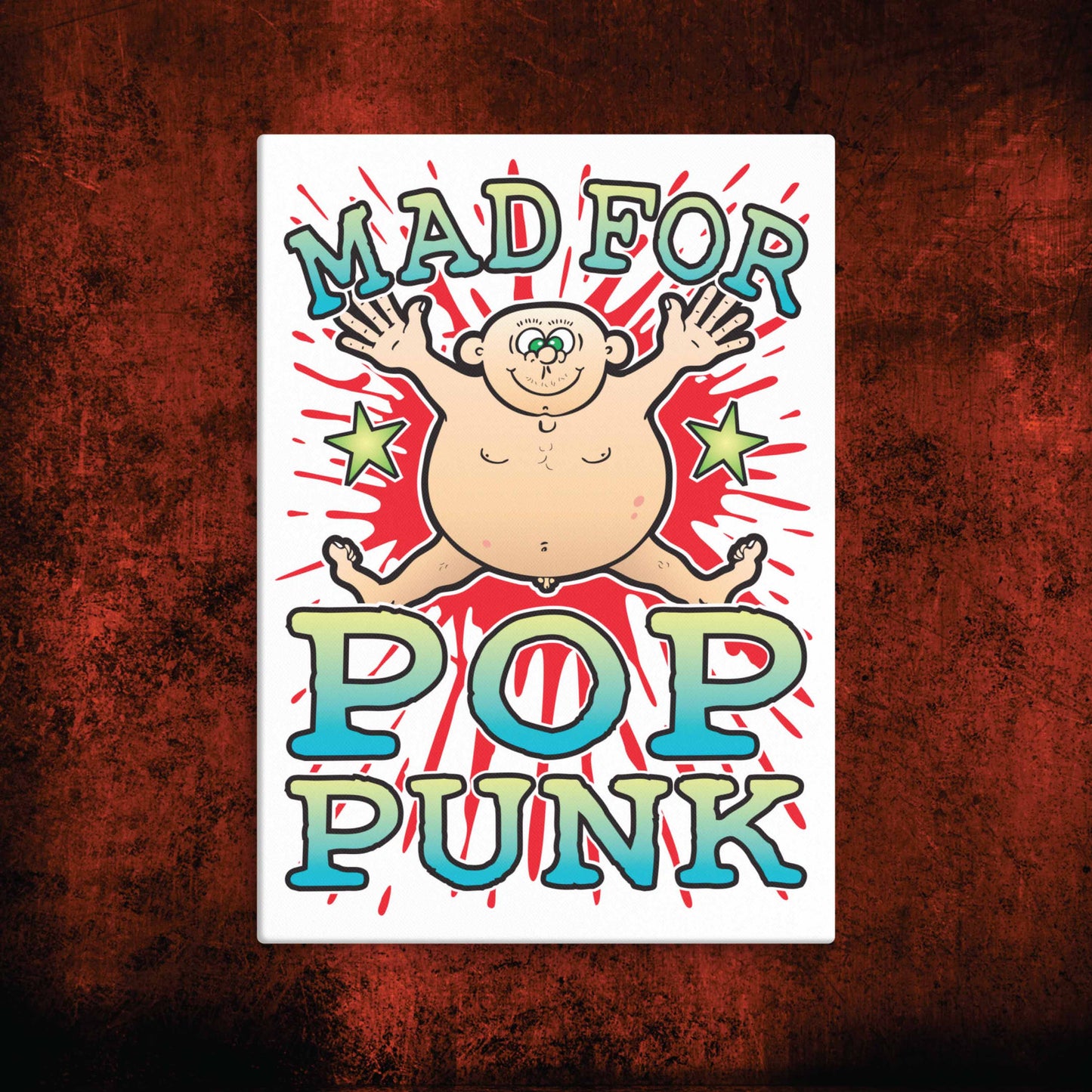 Pop Punk Canvas Print 30x40cm
