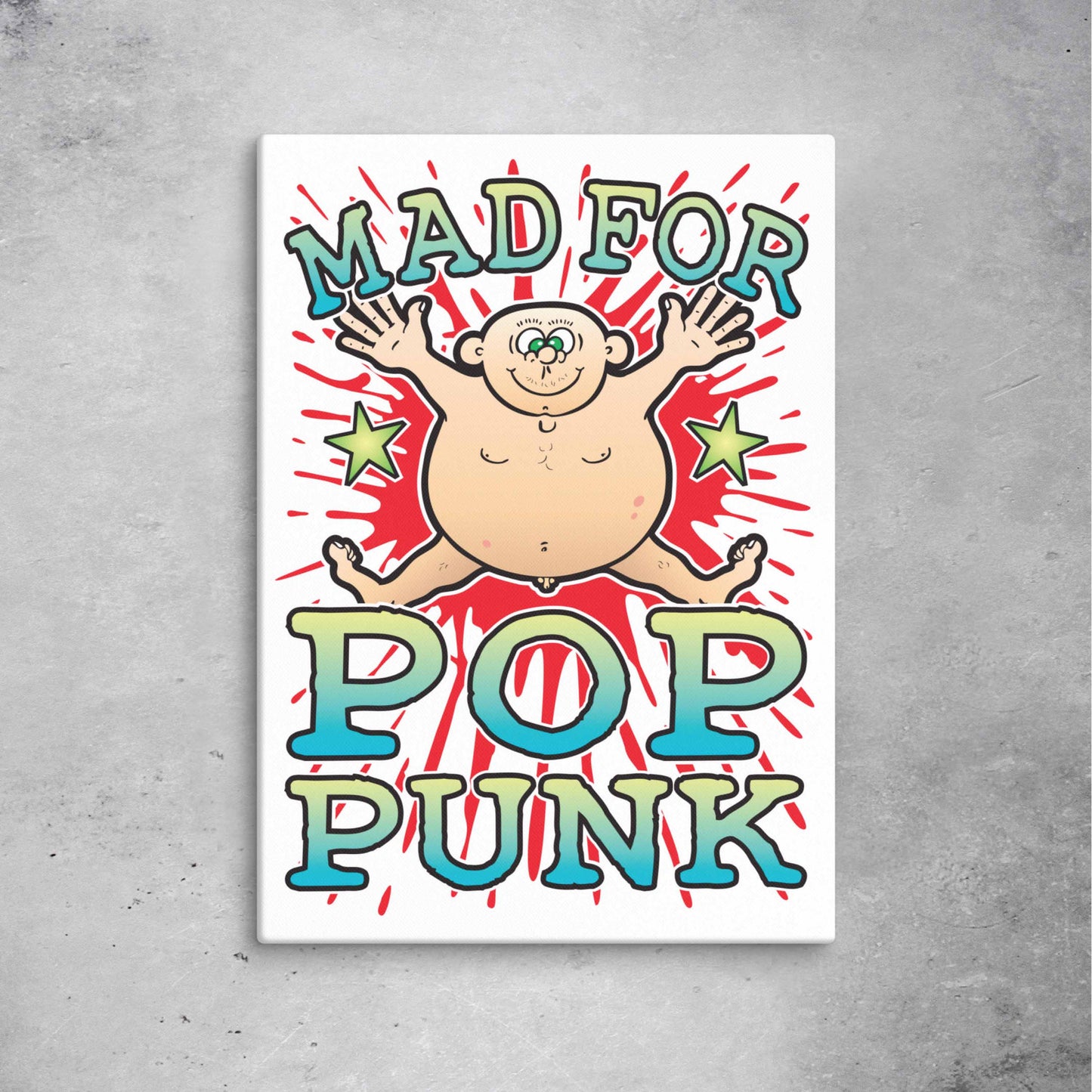 Pop Punk Canvas Print 51x71cm