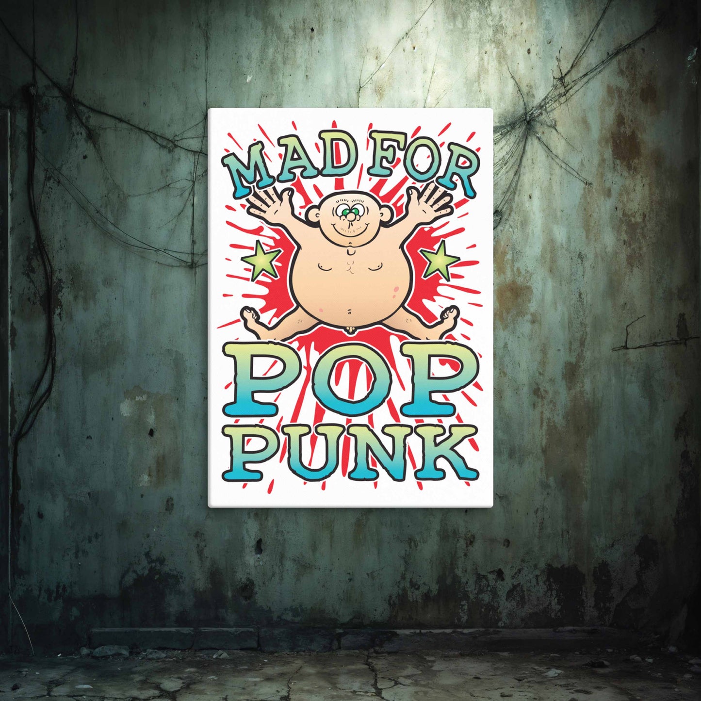 Pop Punk Canvas Print 51x71cm