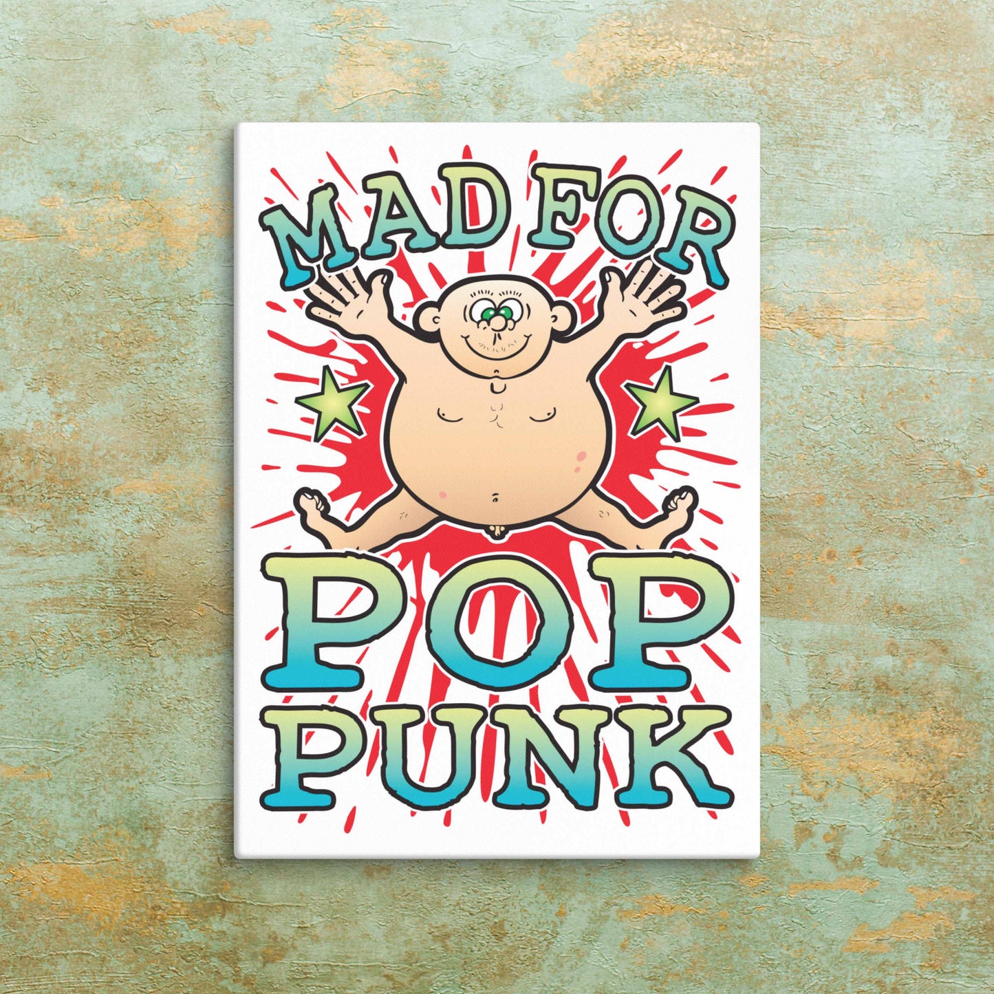Pop Punk Canvas Print 30x40cm