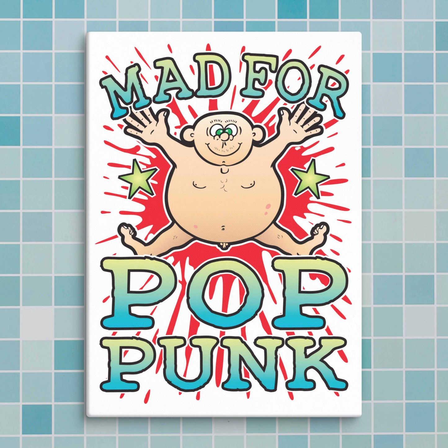 Pop Punk Canvas Print 30x40cm
