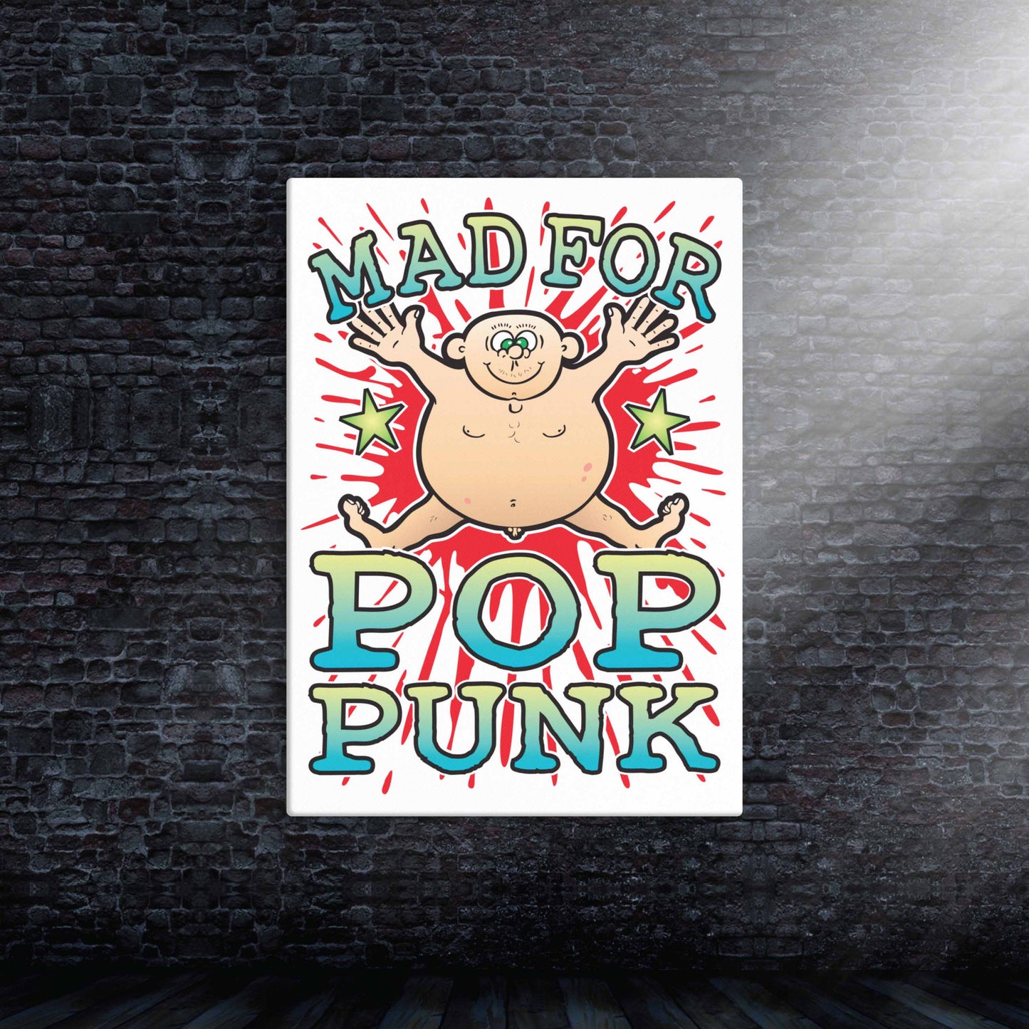 Pop Punk Canvas Print 30x40cm
