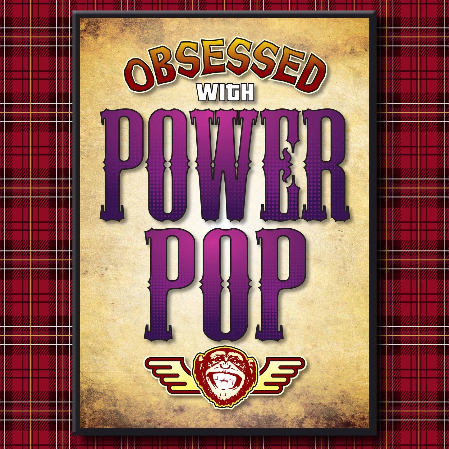 Power Pop - Obsessed Art Poster + Birthday / Greetings Card