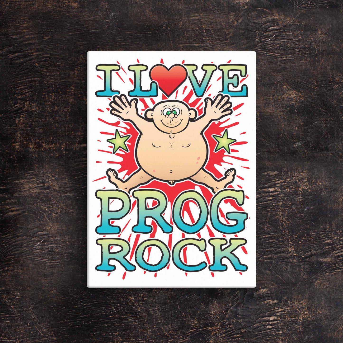 Prog Rock 51x71cm Canvas Print