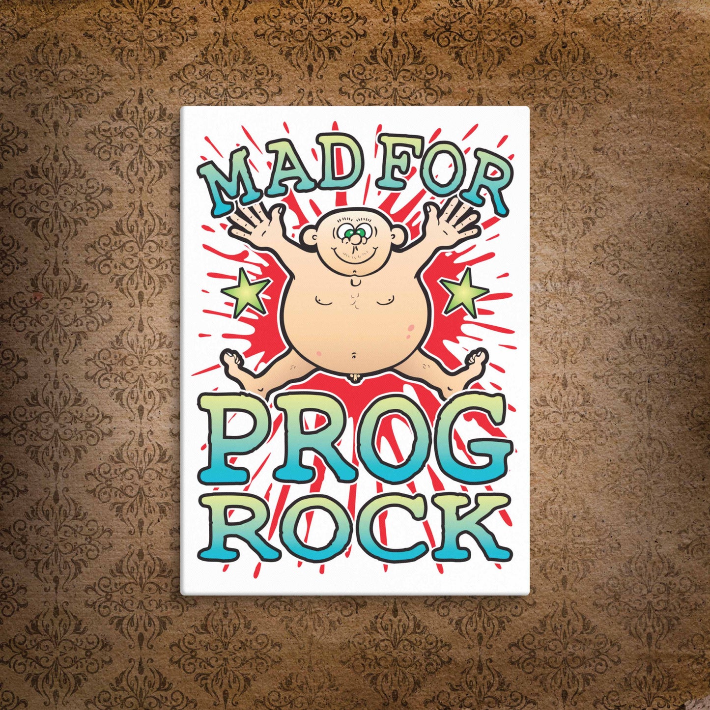 Prog Rock Canvas Print 51x71cm