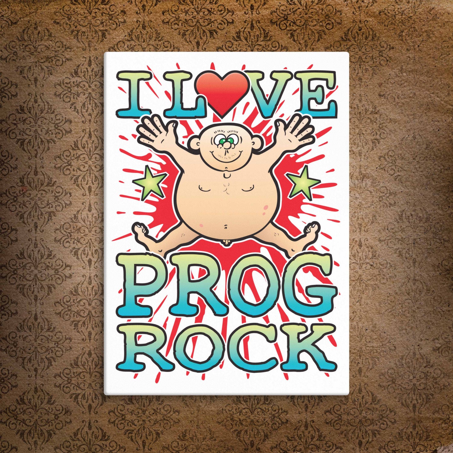 Prog Rock Canvas Print 30x40cm