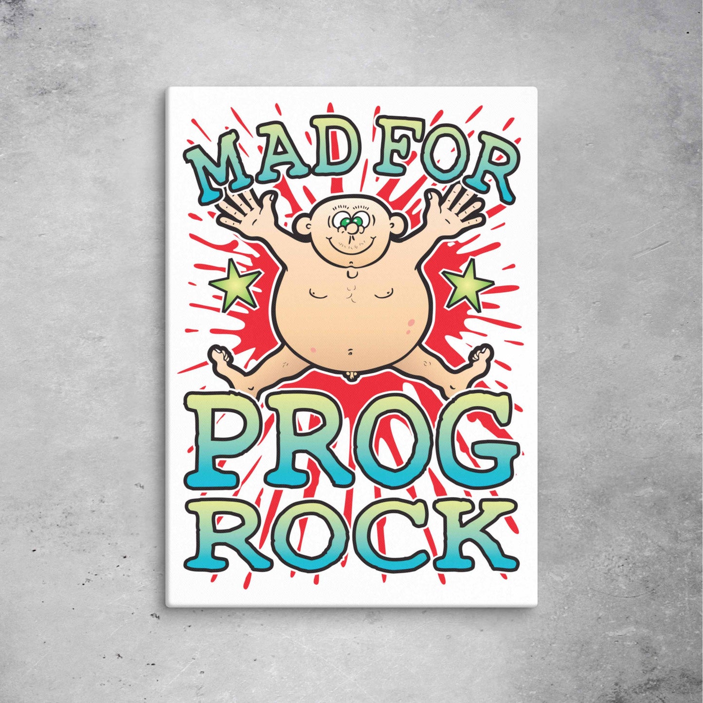 Prog Rock Canvas Print 51x71cm