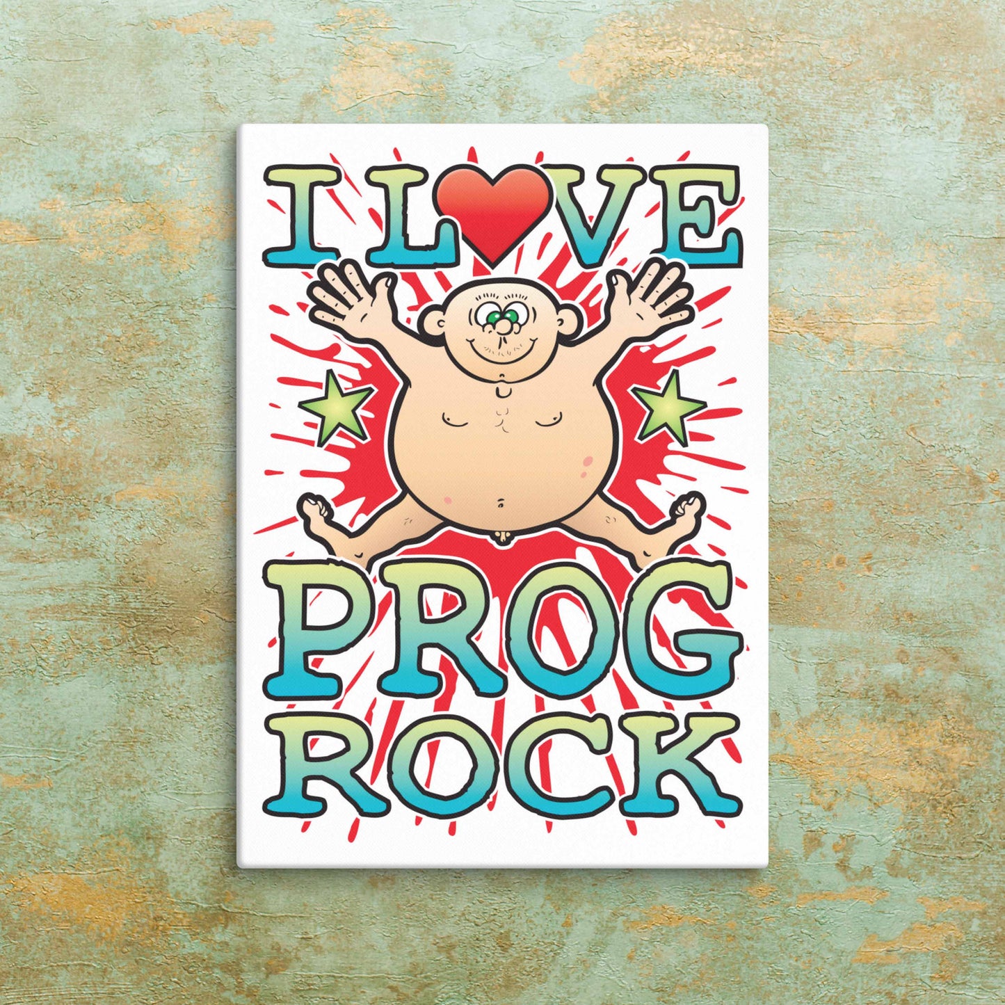 Prog Rock 51x71cm Canvas Print