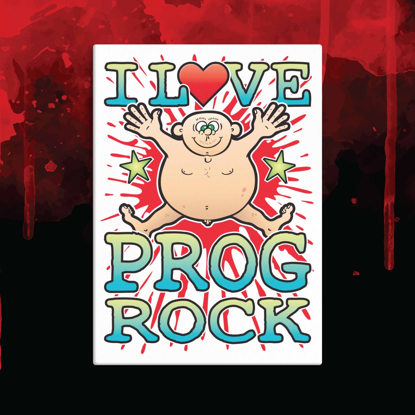 Prog Rock 51x71cm Canvas Print