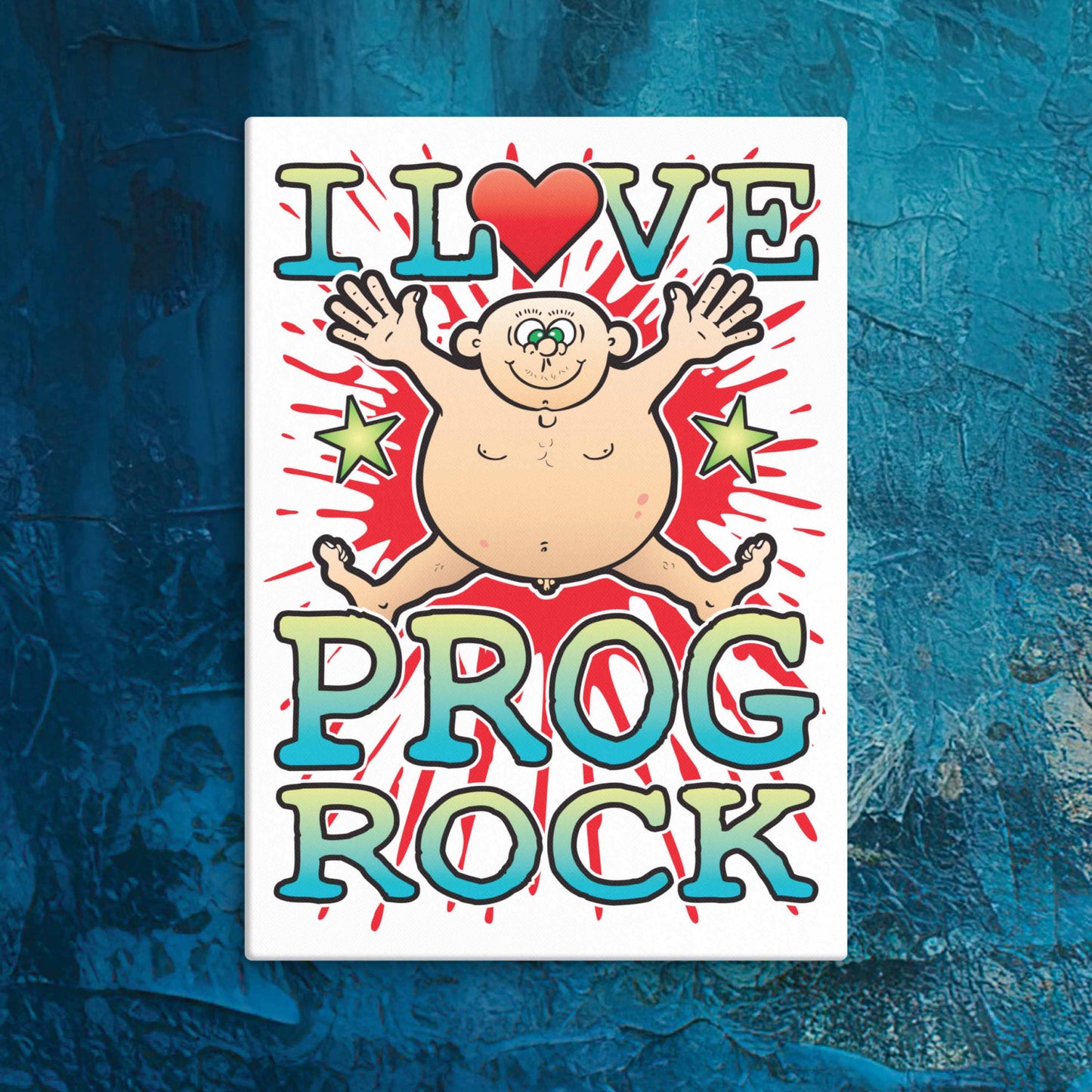 Prog Rock Canvas Print 30x40cm