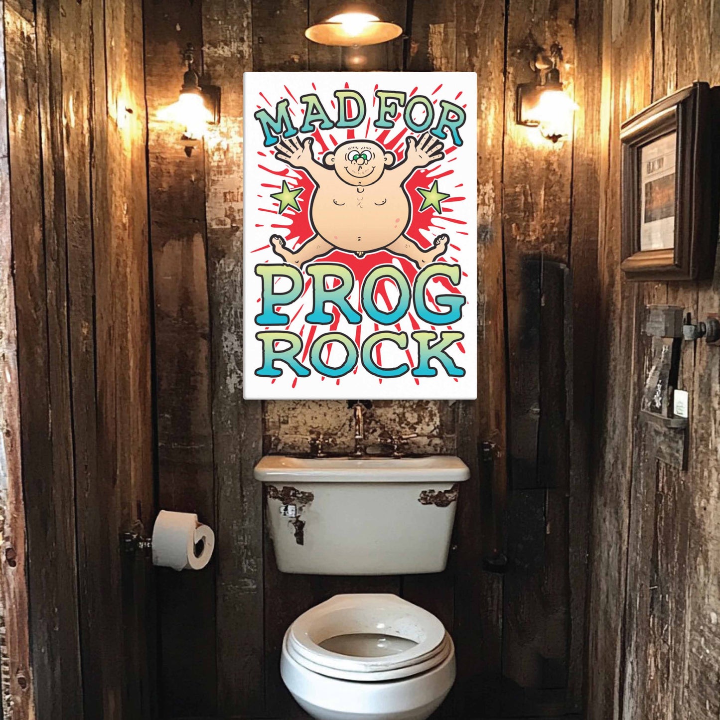 Prog Rock Canvas Print 51x71cm