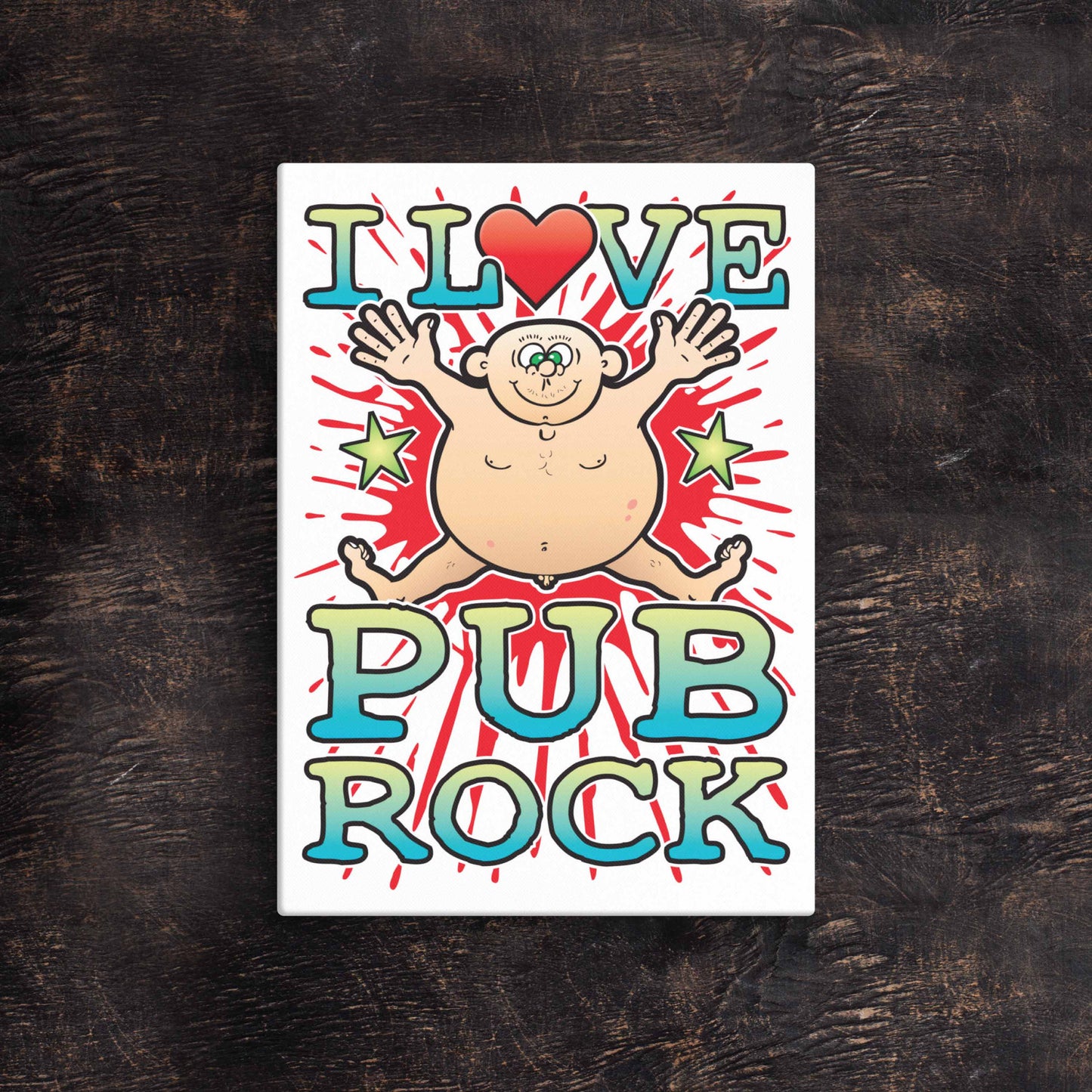 Pub Rock 51x71cm Canvas Print