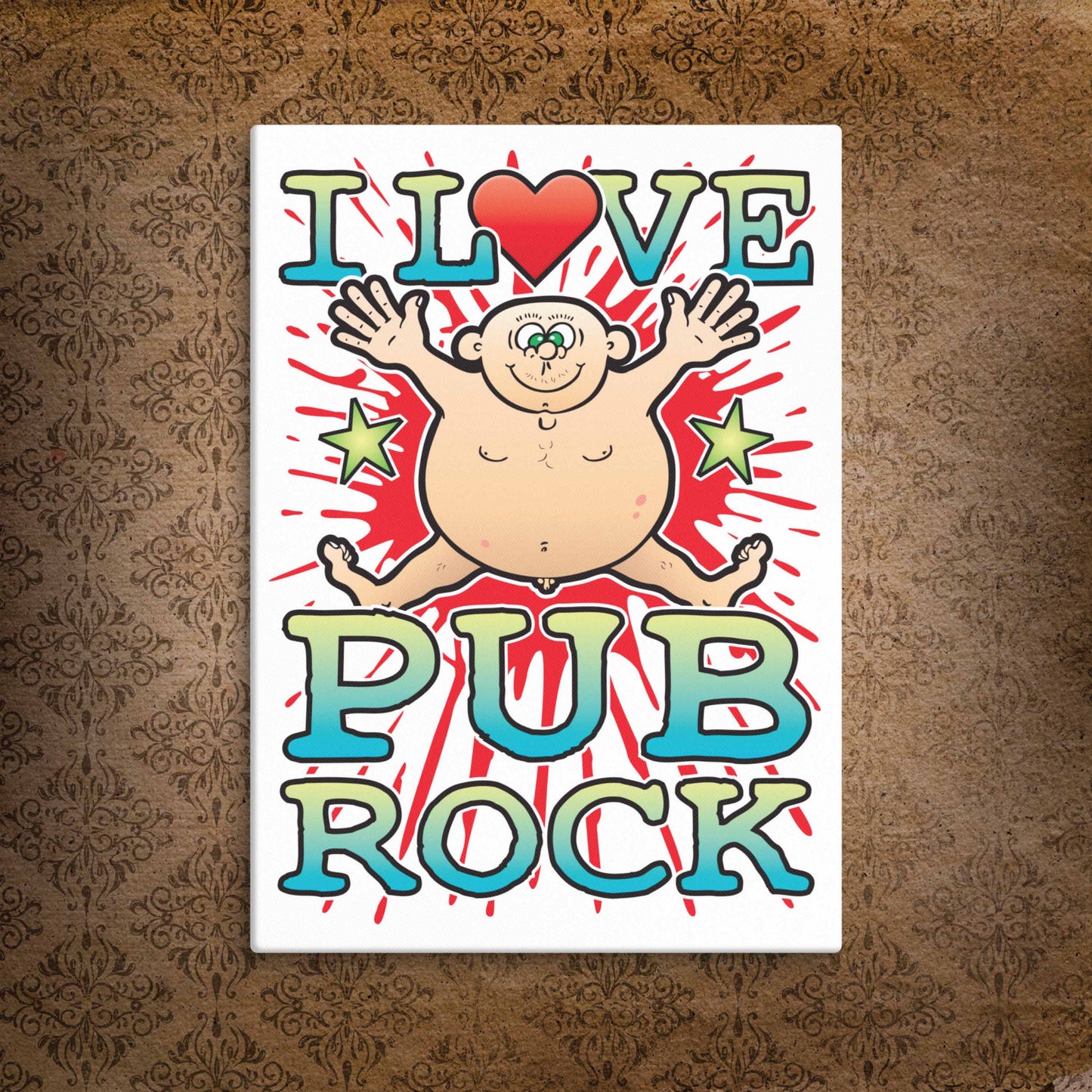 Pub Rock Canvas Print 30x40cm